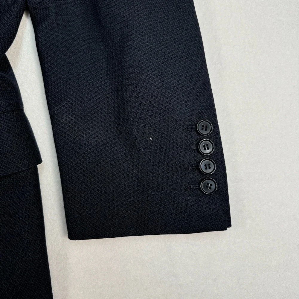 Ennio Dagnillo Wool Cashmere Blend Blazer Jacket Mens Navy Blue Windowpane